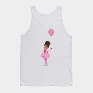 Ballerina| Black girl art Tank Top